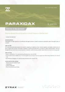 zyrax catalogue disinfectant page 0025